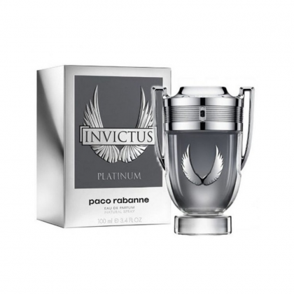 Invictus Platinum EDP By Paco Rabanne for Mens 100 ML - عطر انفيكتوس بلاتينيوم من باكو رابان للرجال سعة 100 مل