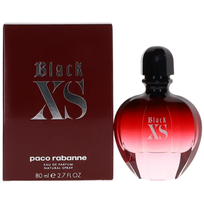 عطر بلاك اكس اس من كارولينا هيريرا للنساء حجم 80مل - Black XS EDP By Paco Rabanne For Women 80ML