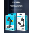 حامل موبايل مكتبي ثابت من كاكوسيجا لون أسود - KAKUSIGA KSC-740 Folding Desktop Phone Tablets Holder