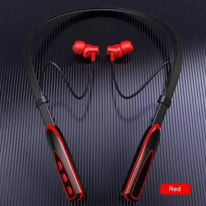 BL01 bluetooth headset - سماعة لاسلكية لون أحمر و أسود