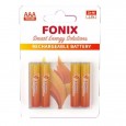 بطاريات شحن عدد 4 من فونيكس - FONIX AAA 700mWh Zn-Ni Rergeable Battery (4 Pcs)