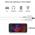 وصلة تحويلة من اوكس للايتينغ من فونيكس- Fonix Lightning to 3.5 mm Adapter