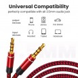 Audio Cable 3.5 AUX 1m - كابل صوت طول 1 متر من فونيكس