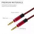 Audio Cable 3.5 AUX 1m - كابل صوت طول 1 متر من فونيكس