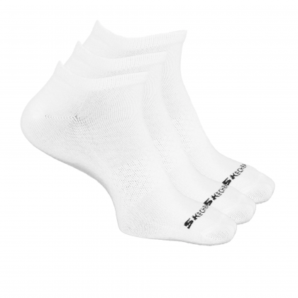 جوارب سكيتشرز قصيرة الكاحل (زوج) للرجال لون أبيض- Skechers Socks (41-46)