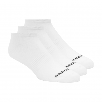 -جوارب سكيتشرز قصيرة الكاحل (زوج) للنساء لون أبيض - Skechers Socks (41-46)