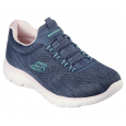 حذاء سكيتشرز سوميتس- فان فلير للنساء لون كحلي ونعل أبيض- Skechers Women's Summits - Fun Flair Shoes