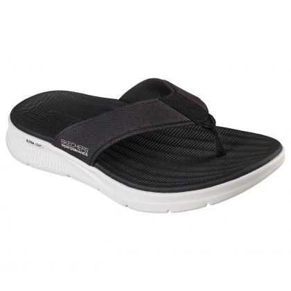 صندل سكيتشرز جو كونستينت للرجال لون أسود ونعل أبيض- Skechers Men's Go Consistent Sandal