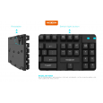 كيبورد العاب KB09 موكسوم اضاءة LED (مفاتيح كاملة 104) - MOXOM MX-KB09, USB Gaming Keyboard Rainbow BackLight