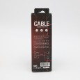 كابل فونيكس ميكرو ليو اس بي 1 متر لون فضي- FONIX Micro Cable Charge syne data D18