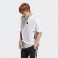 تيشيرت اديداس فيوتشر ايكون ثلاث خطوط للرجال لون أبيض - adidas Men's Future Icons 3-Stripes Tee - White