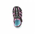 صندل سكيتشرز سي فليكس 2.0 للأطفال لون أسود وزهري-Skechers Girls' C - Flex 2.0 Sandal