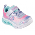 حذاء سكيتشرز فلوتر هارت للأطفال لون سكني وأزرق-Skechers Kids' Flutter Heart Simply Love Shoes