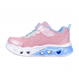 حذاء سكيتشرز اس لايت فلوتر هارت للأطفال لون زهري-Skechers Kids' S Lights-Flutter Heart Lights-Bring Shoes