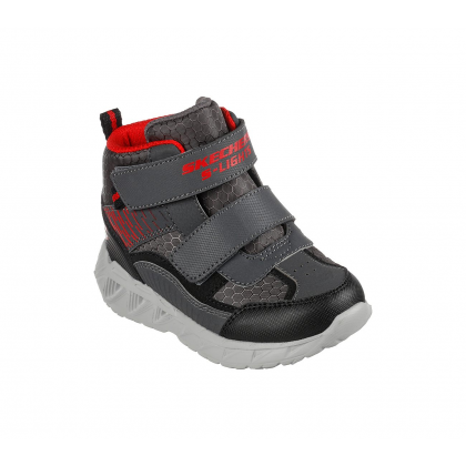 حذاء سكيتشرز ماجنا لايت للأطفال لون رمادي- Skechers Kids' Magna - Lights Shoes