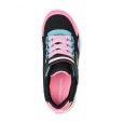 حذاء سكيتشرز ميكرو سبيس برايت ريتروس للأطفال لون أسود وزهري-Skechers Kids' Microspec - Bright Retros Shoes