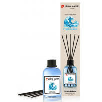 معطر جو برائحة المحيط من بيري كاردين حجم 110 مل - Pierre Cardin Reed Diffuser 110 ml - Fresh Ocean