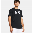 Under Armour Men's UA Sportstyle Logo T-shirtتيشيرت اندر ارمور سبورت ستايل لوجو للرجال لون أسود