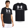 Under Armour Men's UA Sportstyle Logo T-shirtتيشيرت اندر ارمور سبورت ستايل لوجو للرجال لون أسود