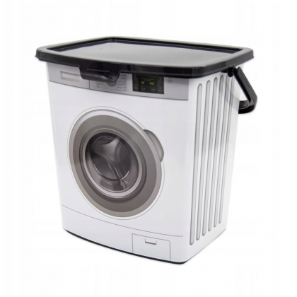 علبة مسحوق غسيل شكل الغسالة