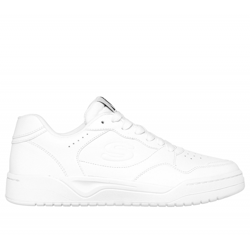 حذاء سكيتشرز كوبا كورت- فولي لو للرجال لون أبيض - Skechers Men's Koopa Court - Volley Low Varsity Shoes