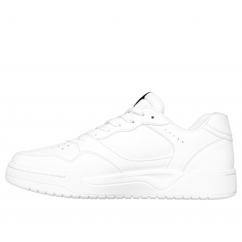 حذاء سكيتشرز كوبا كورت- فولي لو للرجال لون أبيض - Skechers Men's Koopa Court - Volley Low Varsity Shoes