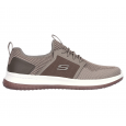 حذاء سكيتشرز ديلسون 3.0 للرجال لون بني فاتح ونعل أبيض- Skechers Men's Delson 3.0 Shoes