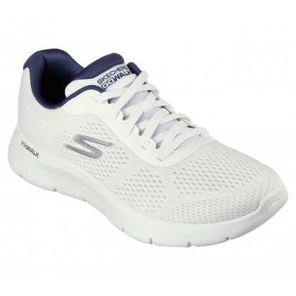 حذاء سكيتشرز جو ووك فليكس- ريمارك للرجال لون أبيض- Skechers Men's GOwalk Flex - Remark Shoes