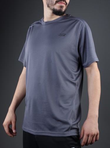 تيشيرت سكيتشرز قطنية للرجال لون سكني