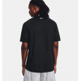 Under Armour Men's UA Tech™ Print Fill Short Sleeve T-shirt-تيشيرت اندر ارمور تيك برينت فيل للرجال لون أسود