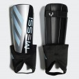 حماية اديداس للساق لون فضي وأسود -adidas Messi Match Shin Guards  - Silver