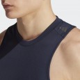 توب تانك اديداس هيت ريدي للرجال لون أزرق- adidas Mens'  Designed for Training HEAT.RDY HIIT Training Tank Top - Blue