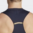 توب تانك اديداس هيت ريدي للرجال لون أزرق- adidas Mens'  Designed for Training HEAT.RDY HIIT Training Tank Top - Blue