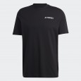 تيشيرت اديداس تيركس جرافيك للرجال لون أسود- adidas Mensadidas Terrex Graphic United By Unitedsn T-shirt - Black