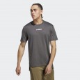 تيشيرت اديداس تريكس ملتي للرجال لون رمادي غامق- adidas Mens'TERREX Multi Tee - Grey