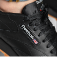 Reebok Classic Leather Shoes - حذاء ريبوك كلاسيك جلد لون أسود 