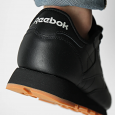 Reebok Classic Leather Shoes - حذاء ريبوك كلاسيك جلد لون أسود 