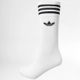 adidas Unisex' Solid Crew Socks (3 Pairs)- جوارب اديداس سويلد كرو (3 أزواج) للأطفال للجنسين بألوان متعددة
