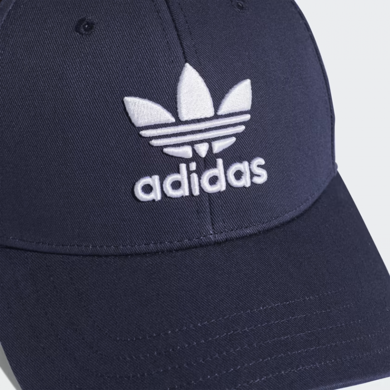 adidas Unisex' Trefoil Baseball Cap - Navy- طاقية اديداس تريفول باسبول للجنسين لون كحلي