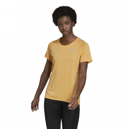 adidas Women's Adi Runner Tee T-Shirt- تيشيرت اديداس راننر للنساء لون أصفر