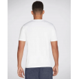 تيشيرت سكيتشرز سكيتش اير للرجال لون ابيض-Skechers Mens' Skech-Air Tee