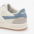 حذاء ريبوك كورت أدفانس للرجال لون بيج وأزرق ونعل أبيض - Reebok Mens' Court Advance Shoes