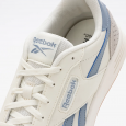 حذاء ريبوك كورت أدفانس للرجال لون بيج وأزرق ونعل أبيض - Reebok Mens' Court Advance Shoes