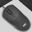 ماوس كمبيوتر سلكي لون أسود-AOC MS121 Wired Optical Mouse