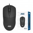 ماوس كمبيوتر سلكي لون أسود-AOC MS121 Wired Optical Mouse