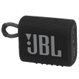 مكبر صوت ميني جو 3 من جي بي ال لون اسود- JBL Go 3 Portable Waterproof Speaker