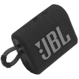 مكبر صوت ميني جو 3 من جي بي ال لون اسود- JBL Go 3 Portable Waterproof Speaker