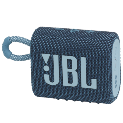 مكبر صوت ميني جو 3 من جي بي ال لون ازرق- JBL Go 3 Portable Waterproof Speaker