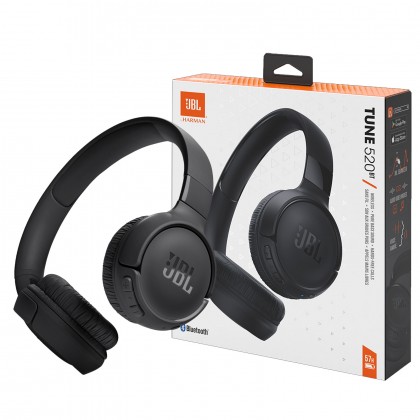 سماعات رأس لاسلكية من جي بي ال تون 520BT لون اسود- JBL Tune 520BT Wireless Headphones