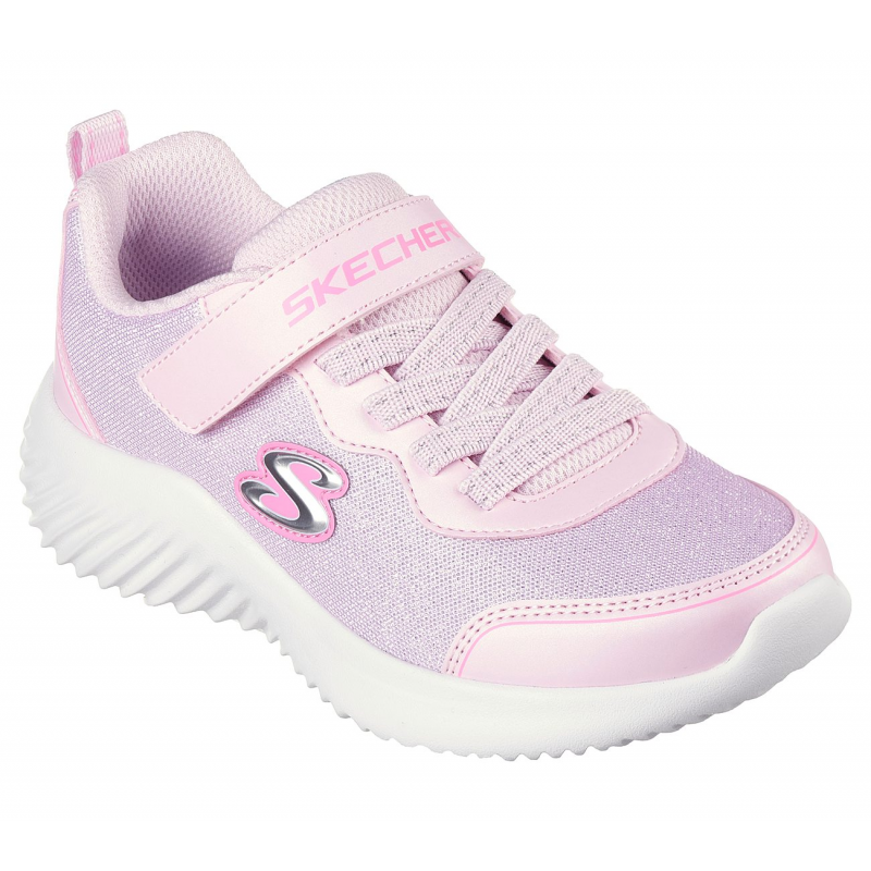 حذاء سكيتشرز باوندر للأطفال لون زهري ونعل ابيض- Skechers Kid's Bounder Shoes